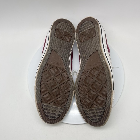 Converse All Star Sneakers Mens 11 Low Top Burgundy Canvas Casual Shoes M9691 - Picture 9 of 10